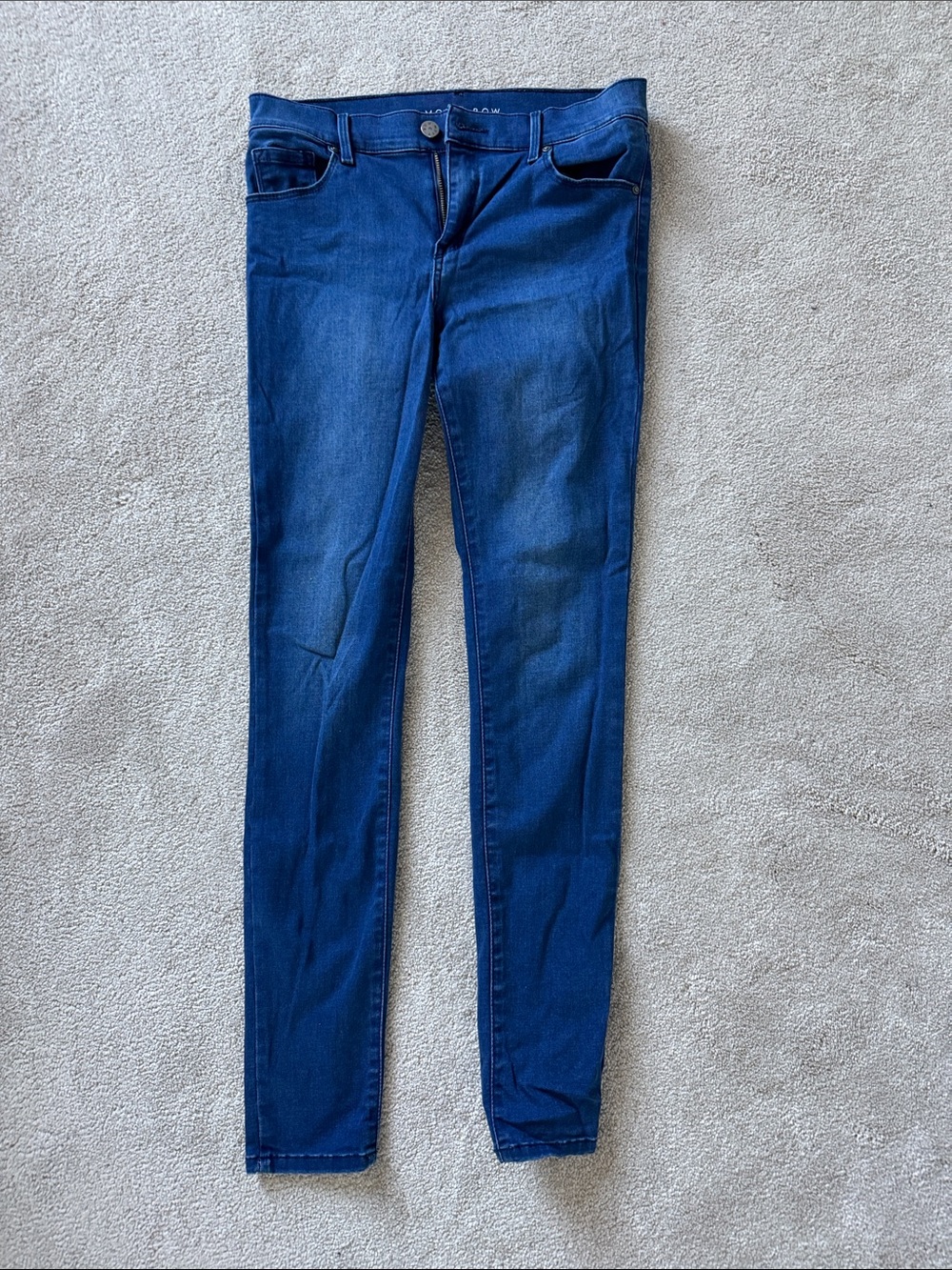 Mott & Bow Dark Blue Womens Skinny Jeans